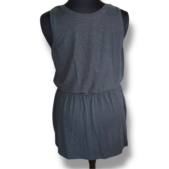 ZELLA Gwen Ponte Knit Tank Dress - Grey Dark Heather XXL - Picture 5 of 12